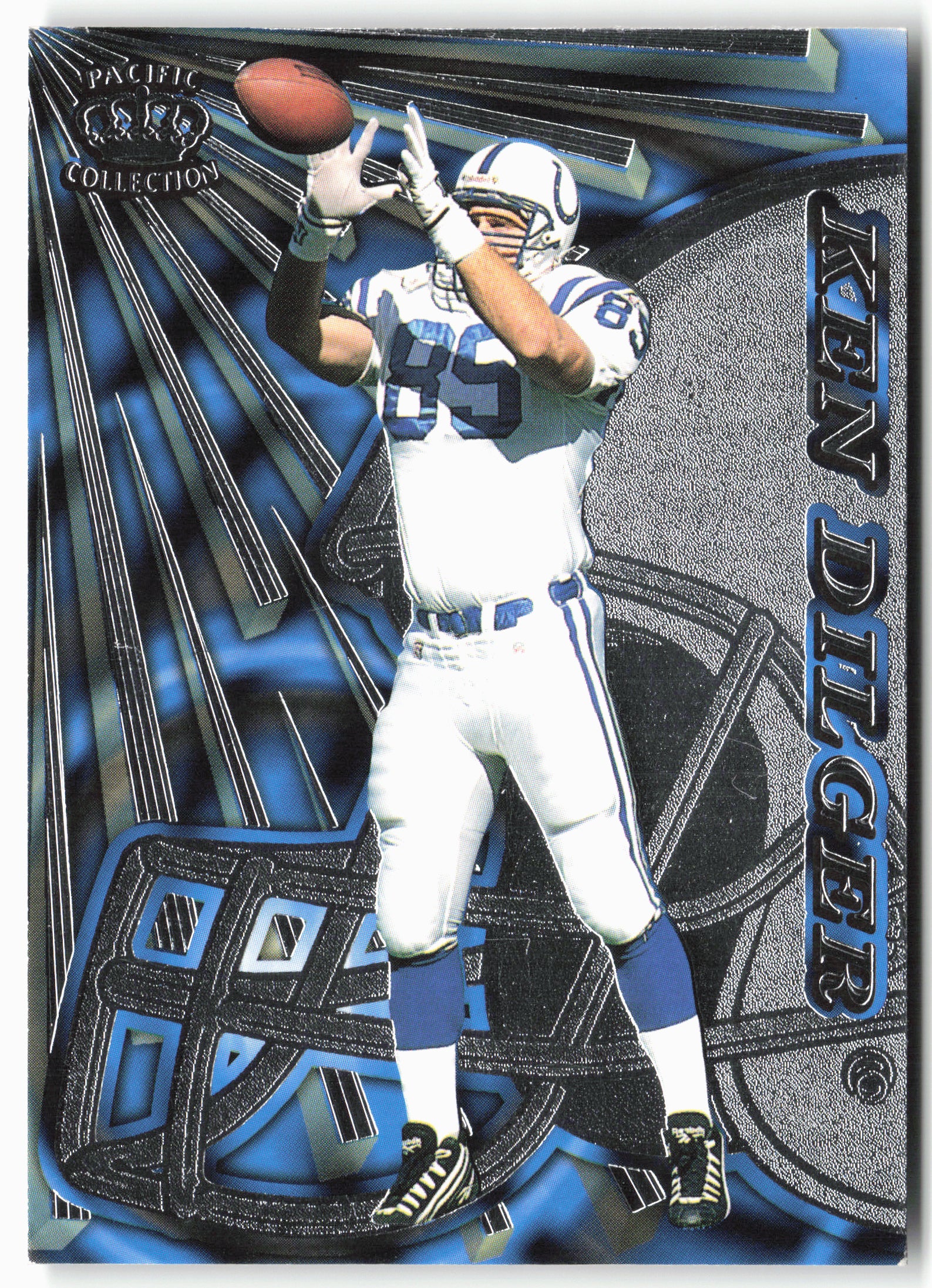 1997 Pacific Dynagon Prism #64 Ken Dilger Silver