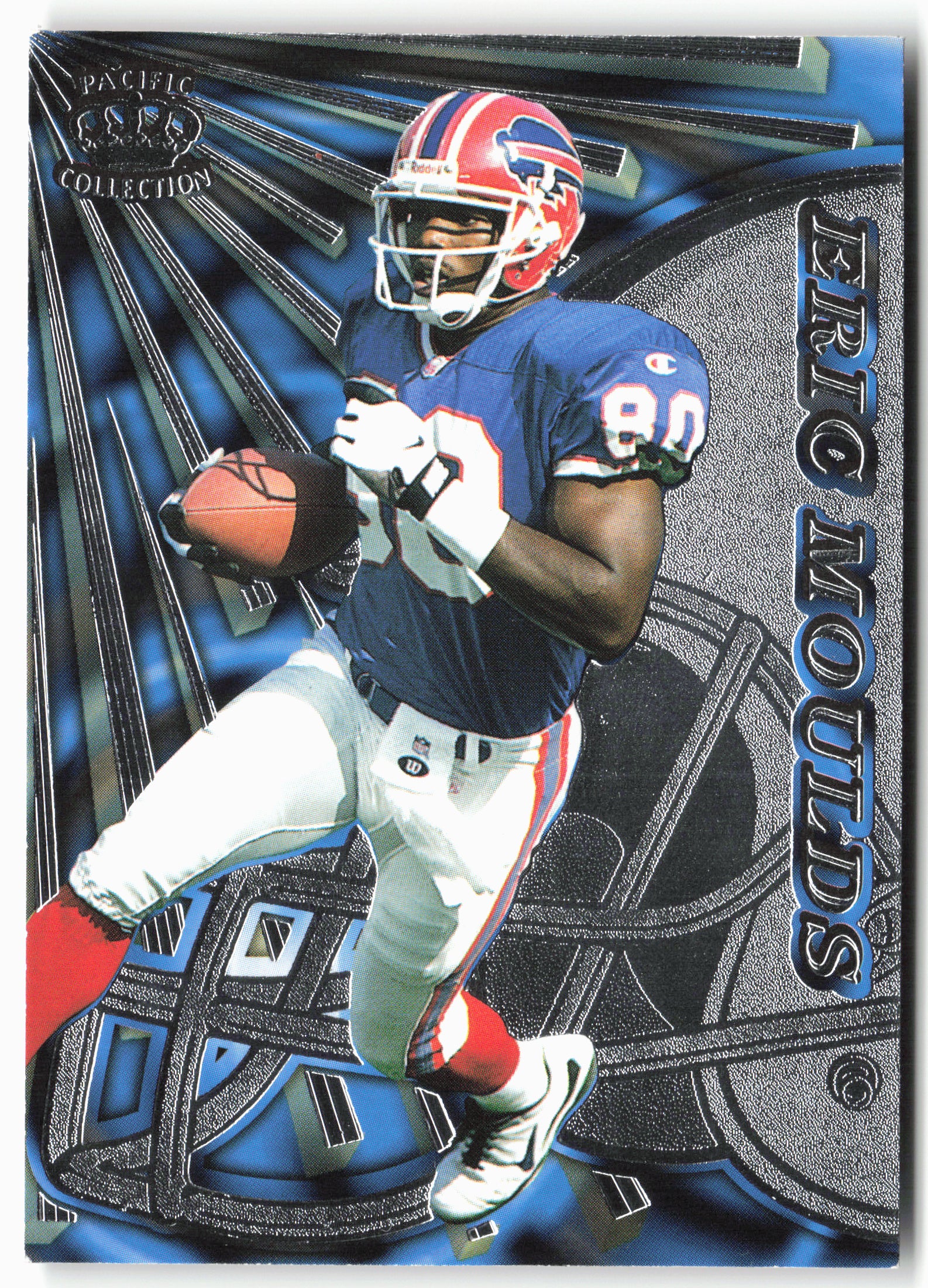 1997 Pacific Dynagon Prism #16 Eric Moulds Silver