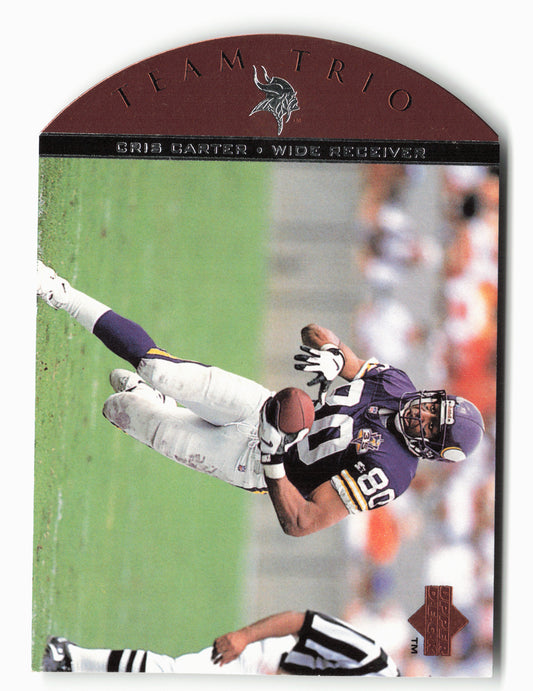 1996 Upper Deck - Team Trio #TT90 Cris Carter