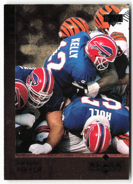 1997 Upper Deck Black Diamond #40 Jim Kelly Gold