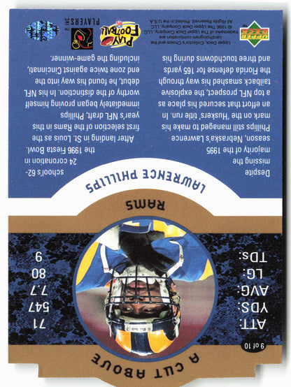 1996 Collector's Choice #9 Lawrence Phillips A Cut Above