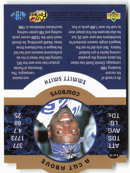 1996 Collector's Choice #4 Emmitt Smith A Cut Above