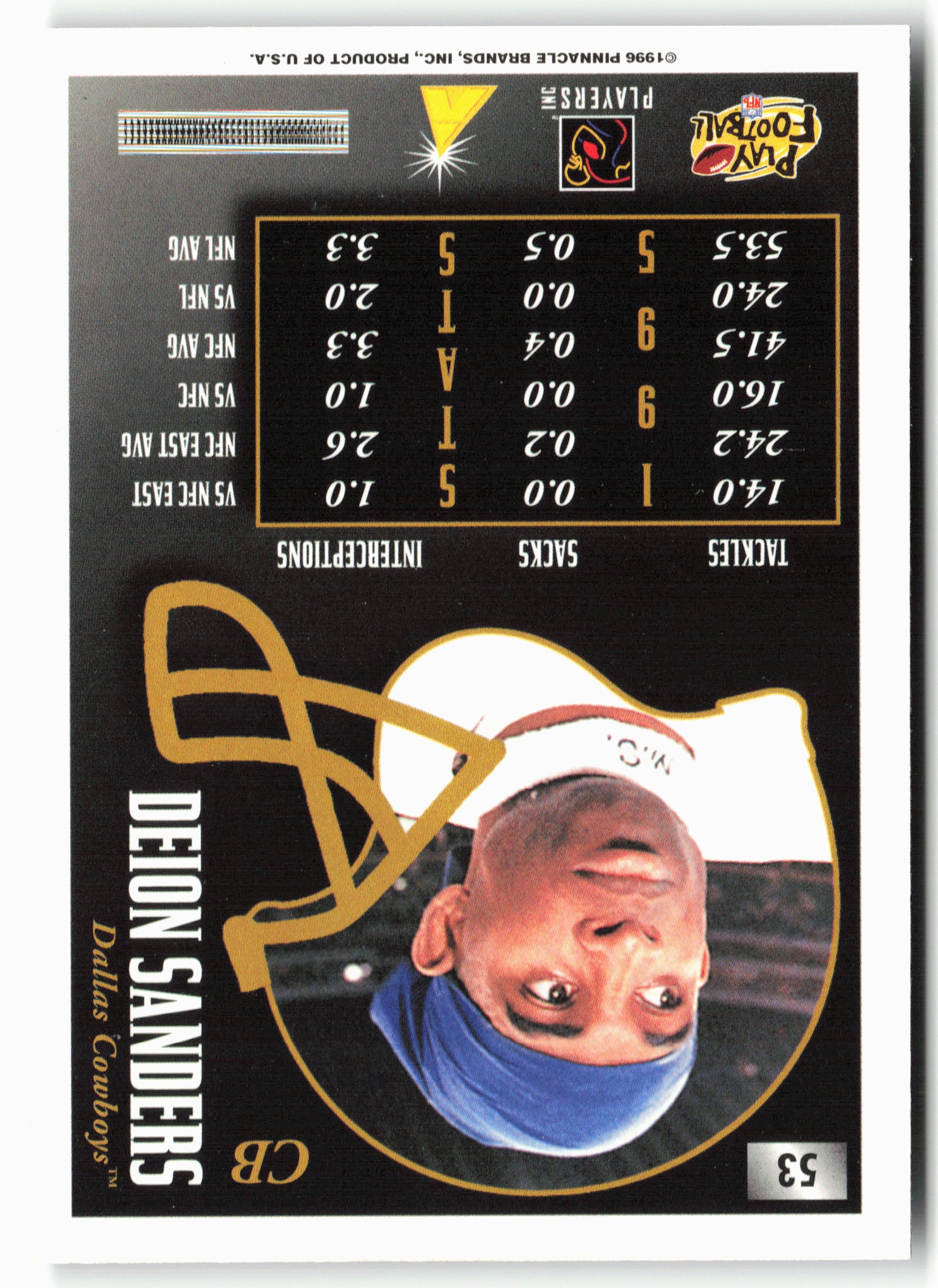 1996 Summit #53 Deion Sanders