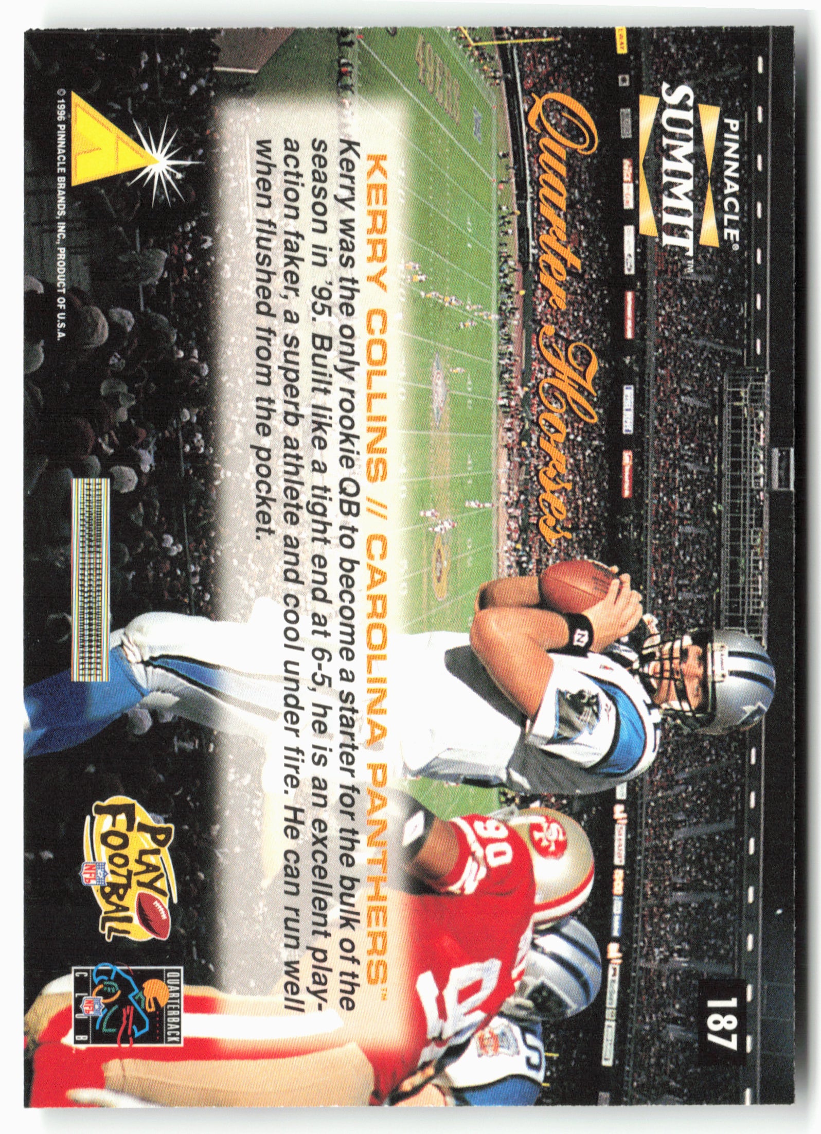 1996 Summit #187 Kerry Collins