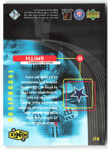 1999 UD Ionix #R17 Emmitt Smith Reciprocal