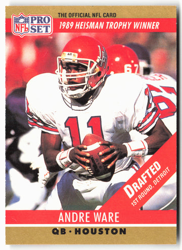 1990 Pro Set #19b Andre Ware