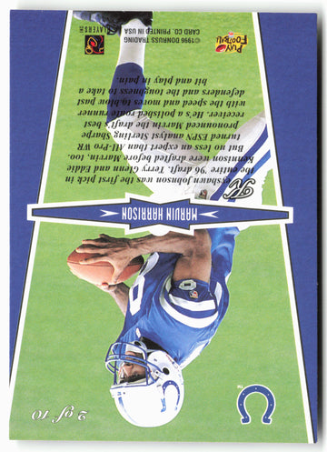 
1996 Leaf #2 Marvin Harrison Gold Leaf Rookies