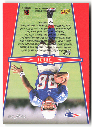 
1996 Leaf #10 Terry Glenn Gold Leaf Rookies