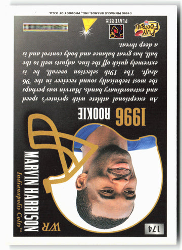 
1996 Summit #174 Marvin Harrison