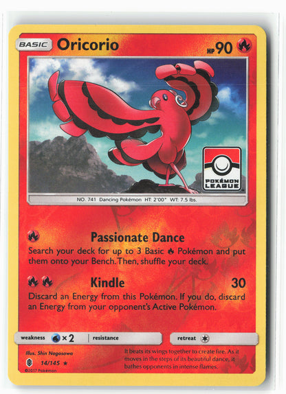 League & Championship Cards #014/145 Oricorio Holo NM