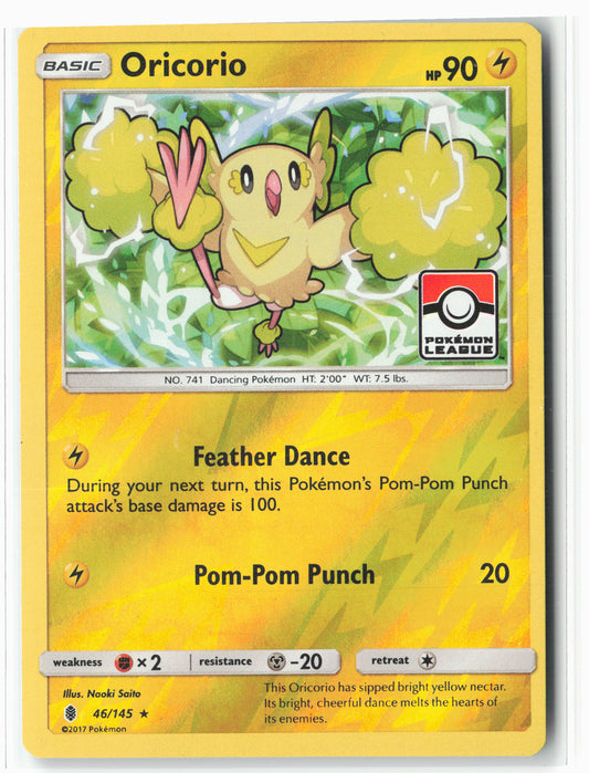 League & Championship Cards #046/145 Oricorio Reverse Holo - NM