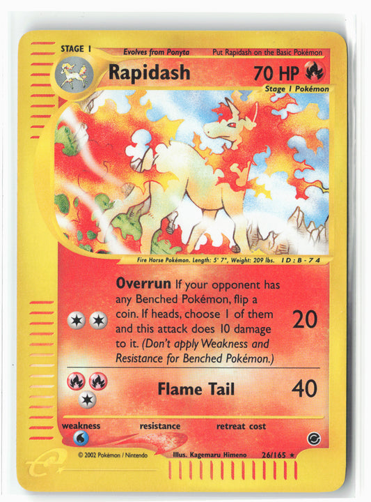 Expedition #062/165 Rapidash (62) Reverse Holo - LP+