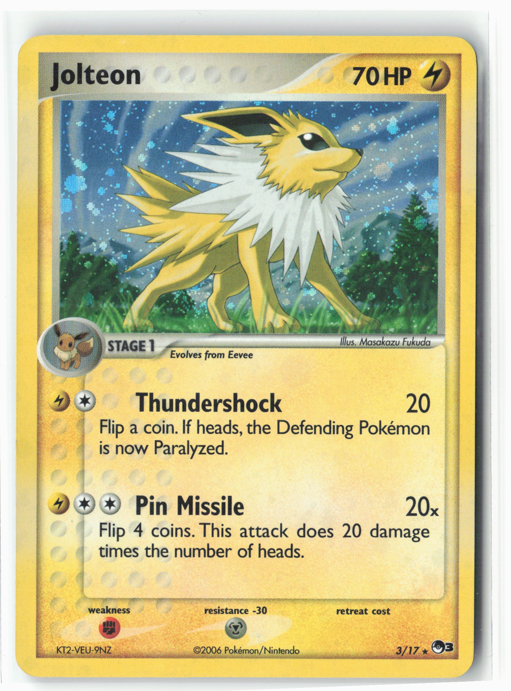 POP Series 3 #003/017 Jolteon Holo - LP+