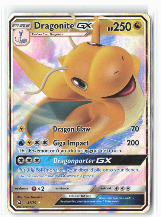 Dragon Majesty #37/70 Dragonite GX Holo