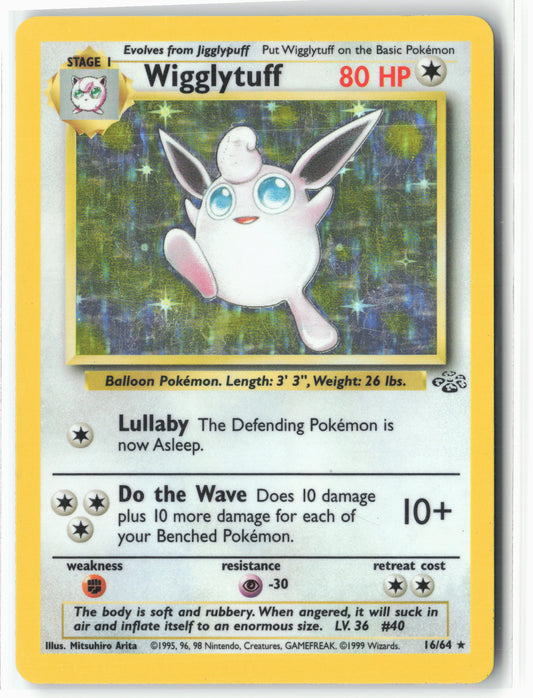 Jungle #16/64 Wigglytuff (16) Holo LP