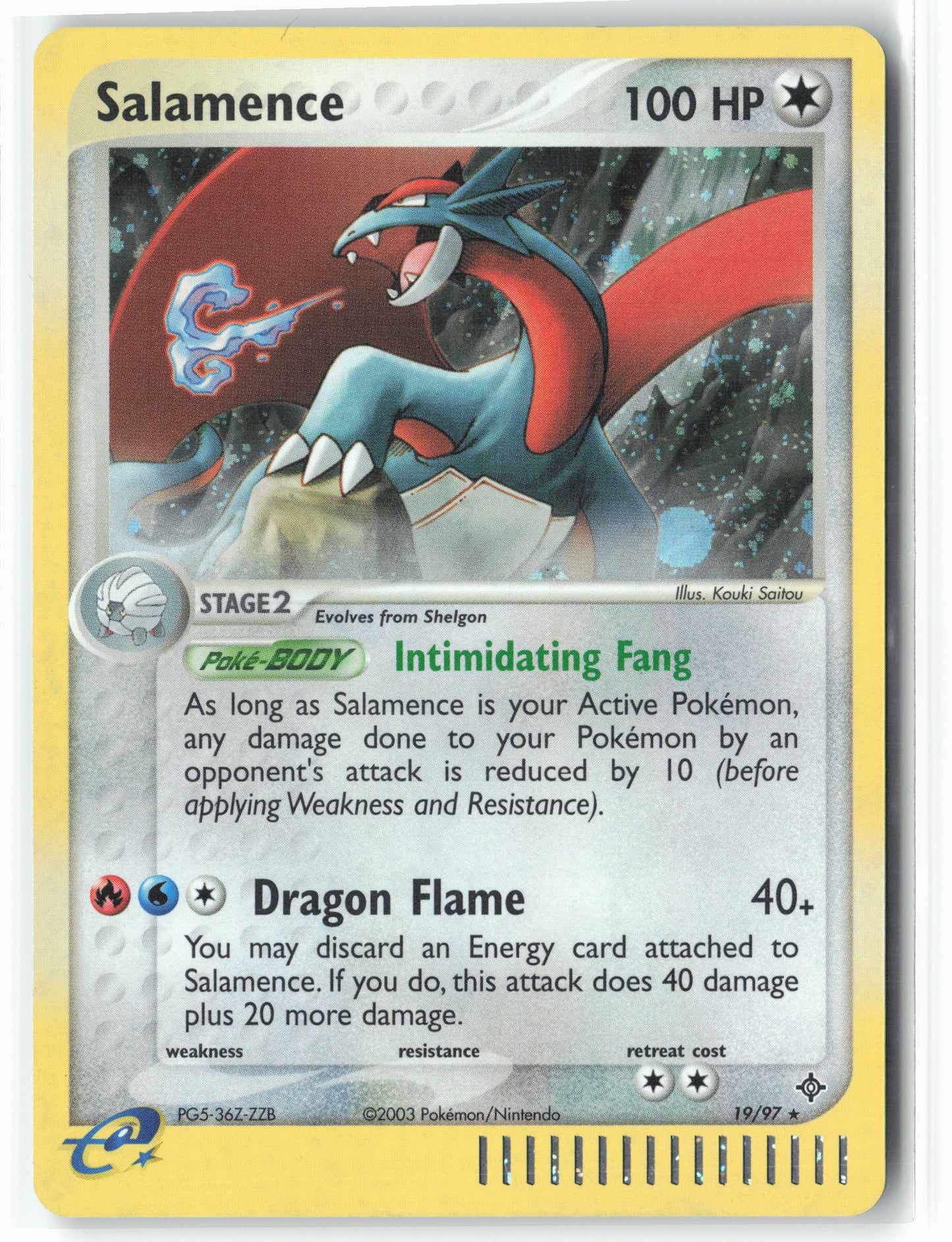 Nintendo Promos #19/97 Salamence Holo-NM