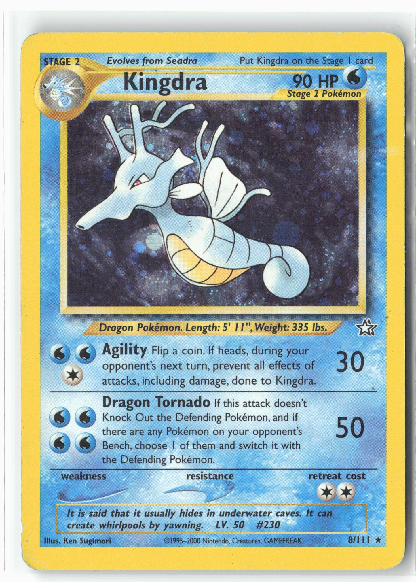 Neo Genesis #008/111 Kingdra Holo MP+