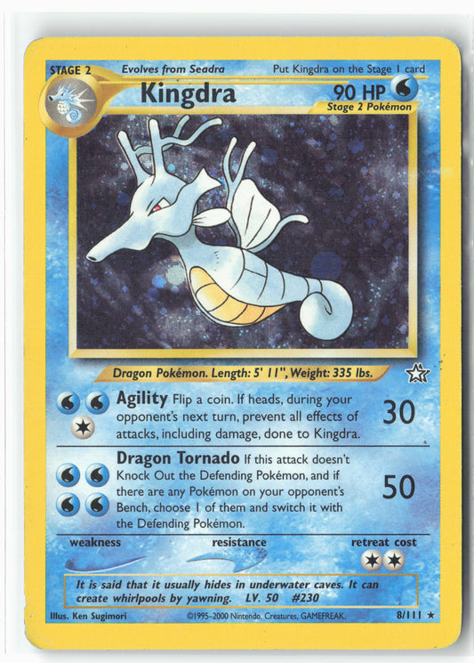 Neo Genesis #008/111 Kingdra Holo MP+