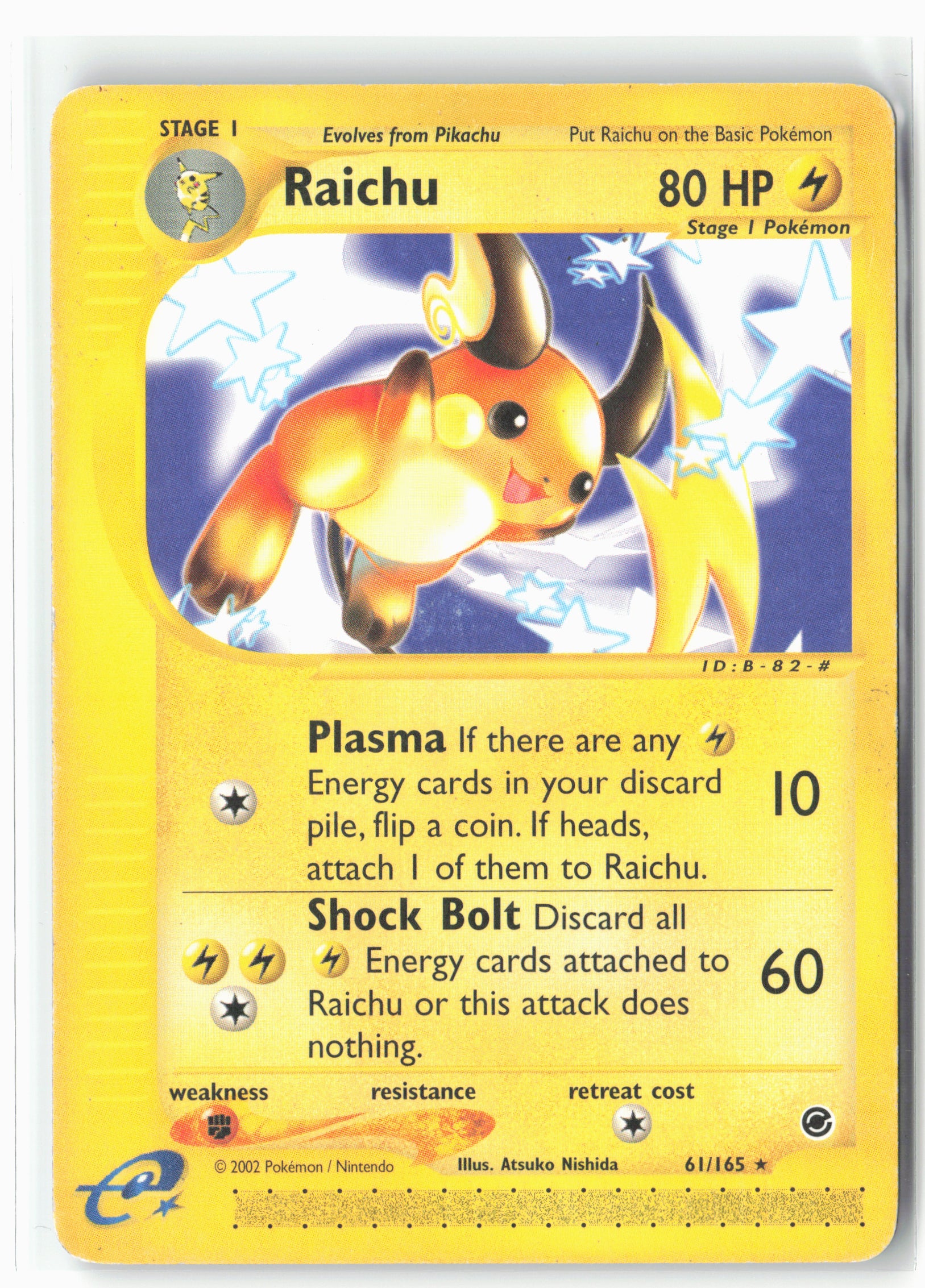 Expedition #061/165 Raichu (61) Non-Holo