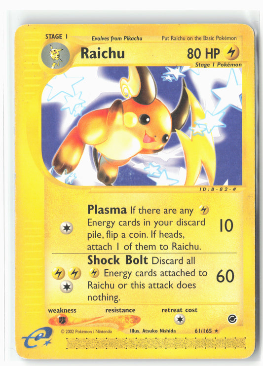 Expedition #061/165 Raichu (61) Non-Holo