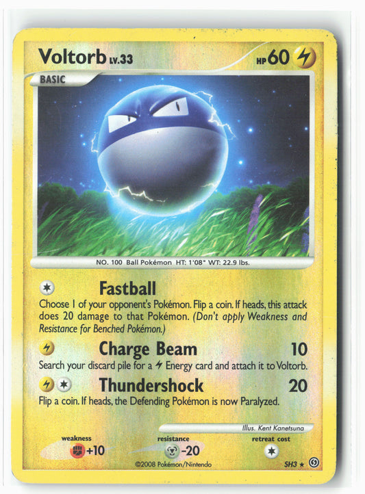 Stormfront #SH3 Voltorb (Shiny) Reverse Holo