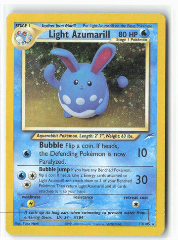 
Neo Destiny #013/105 Light Azumarill Holo LP+