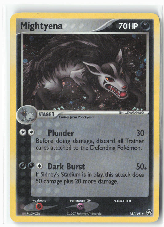 Power Keepers #18/108 Mightyena Holo LP