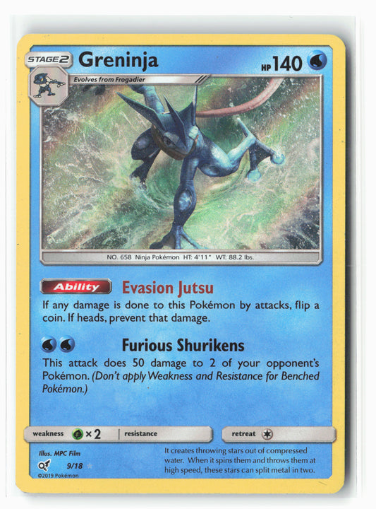 Detective Pikachu #9/18 Greninja Holo LP+