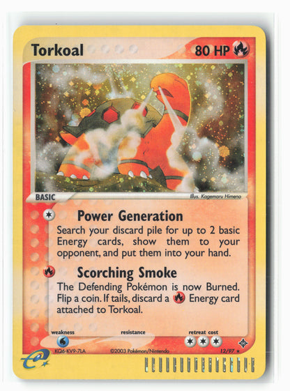 Dragon #12/97 Torkoal Holo LP+/NM