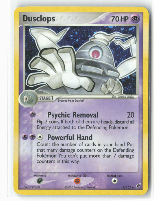 Deoxys #7/107 Dusclops Holo LP+