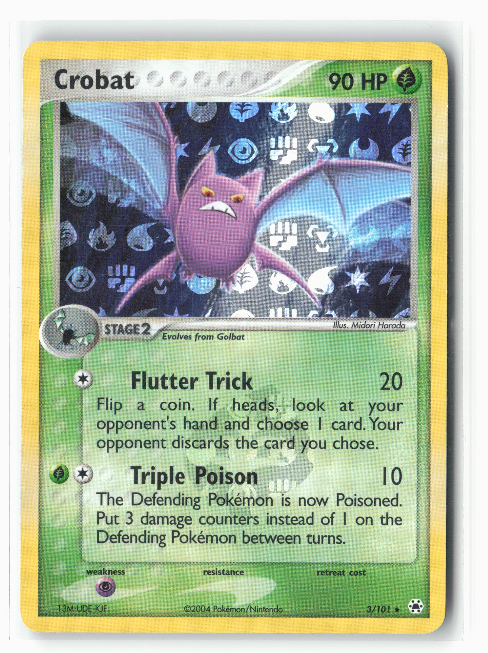 Hidden Legends #3/101 Crobat Holo LP+/NM