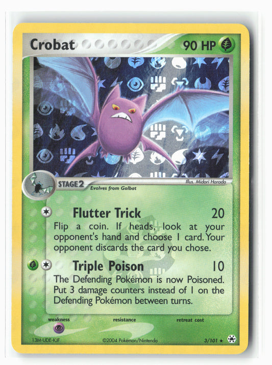 Hidden Legends #3/101 Crobat Holo LP+/NM
