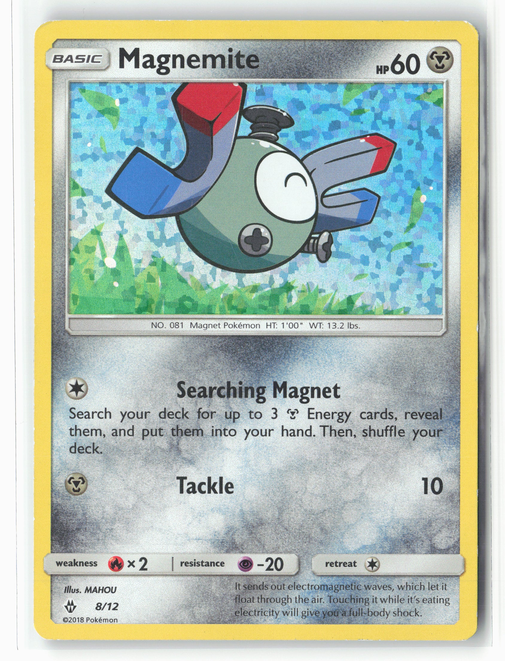 McDonald's Promos 2018 #008/012 Magnemite Holo LP