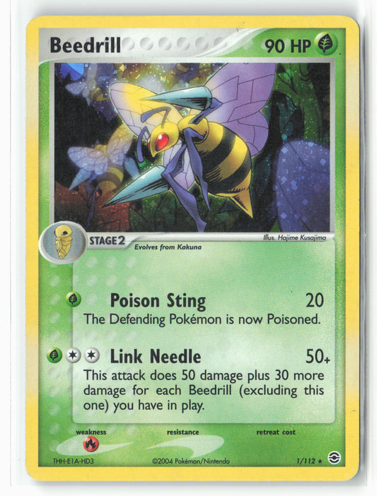 FireRed & LeafGreen #1/112 Beedrill Holo LP+