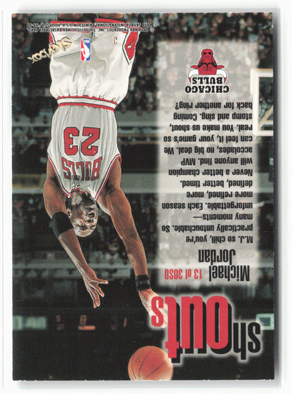 1998-99 Hoops #13 SO Michael Jordan Shout Outs NM
