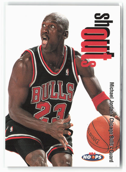 1998-99 Hoops #13 SO Michael Jordan Shout Outs NM