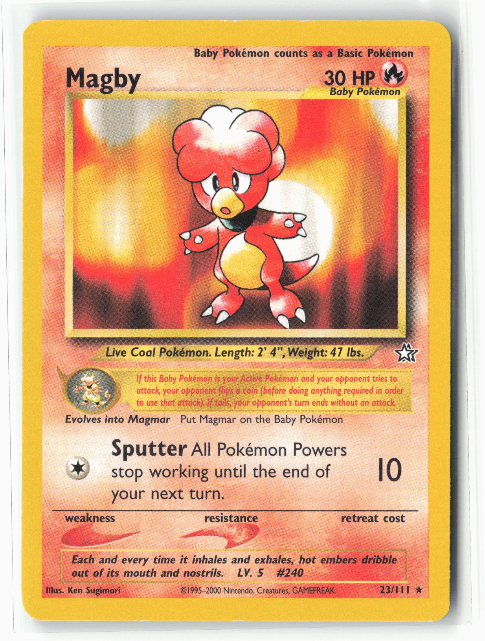 Neo Genesis #023/111 Magby Nonholo LP+/NM