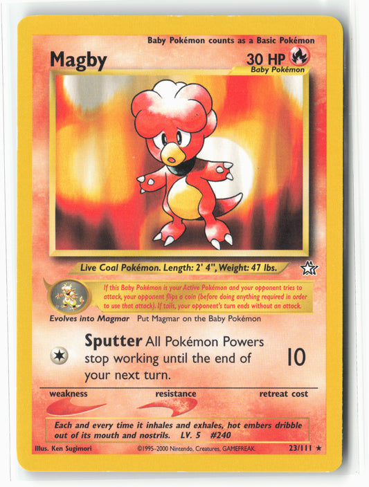 Neo Genesis #023/111 Magby Nonholo LP+/NM