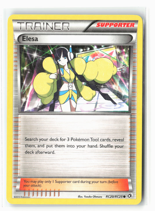 Legendary Treasures: Radiant Collection #RC20/RC25 Elesa Non-Holo LP+/NM