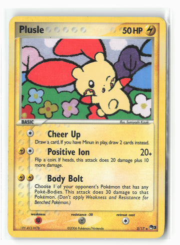 
POP Series 3 #005/017 Plusle Holo LP