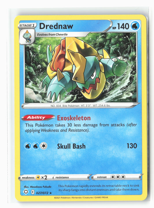 Shining Fates #027/072 Drednaw Non-Holo NM