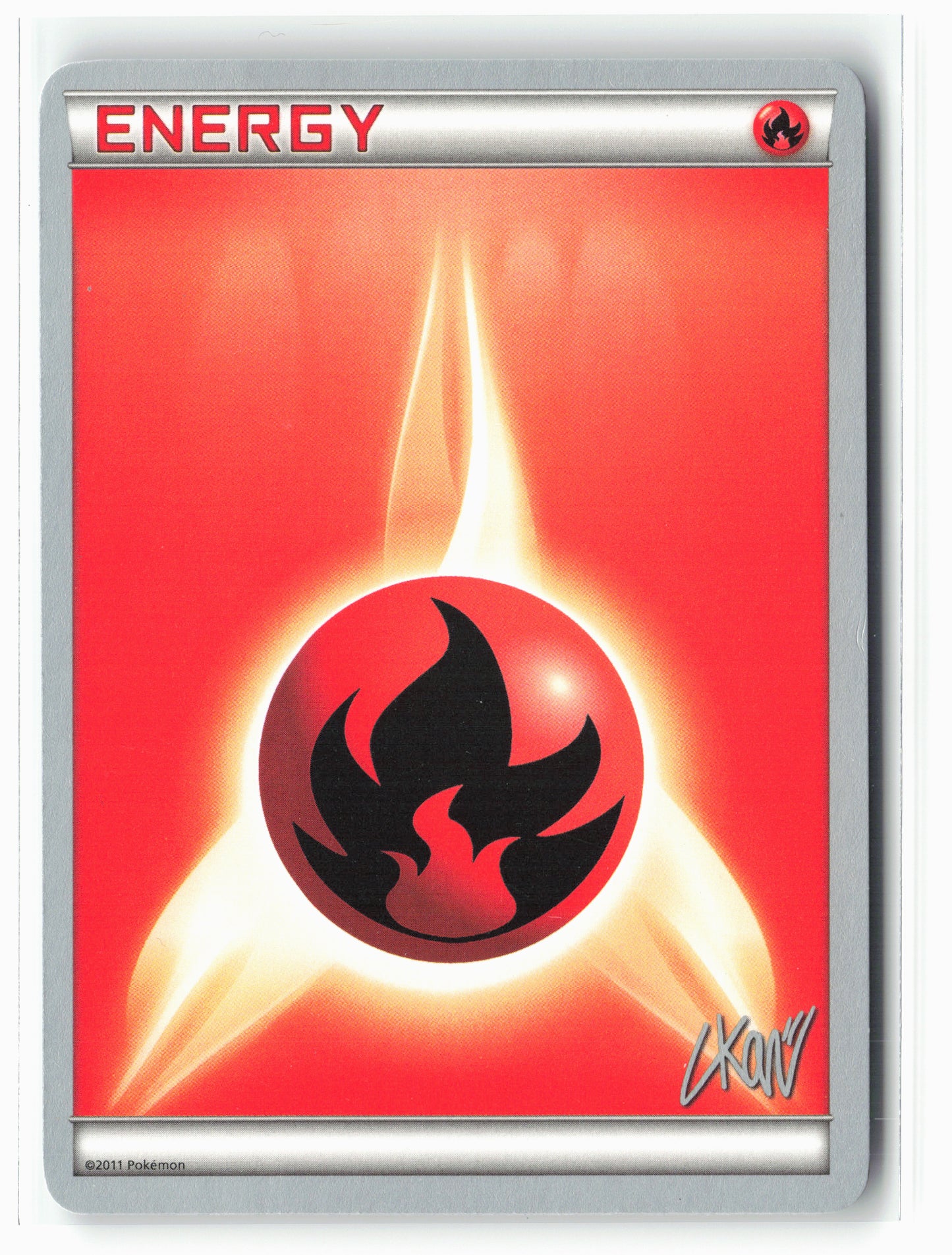 Fire Energy - 2011 (Christopher Kan) - World Championship Non-Holo NM