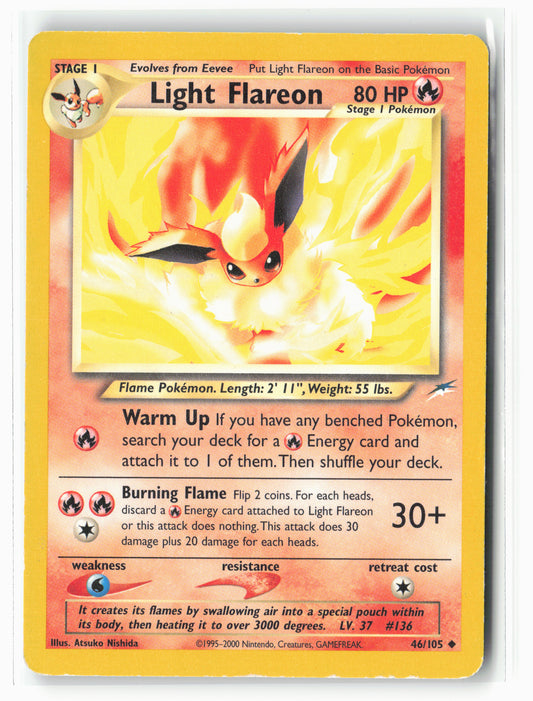 Neo Destiny #046/105 Light Flareon Non-Holo LP