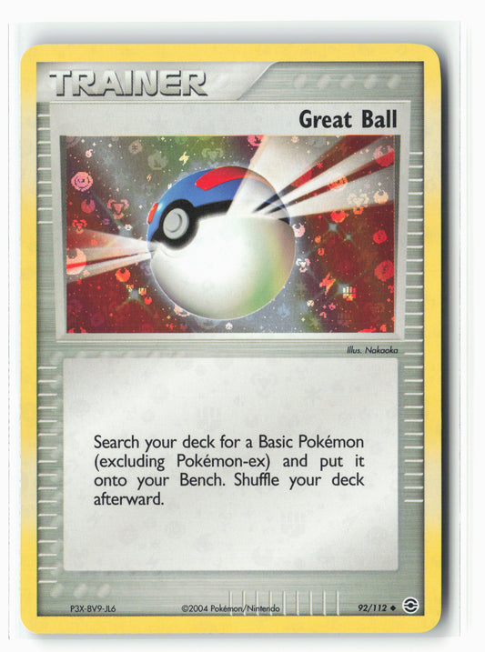 FireRed & LeafGreen #92/112 Great Ball Holo NM