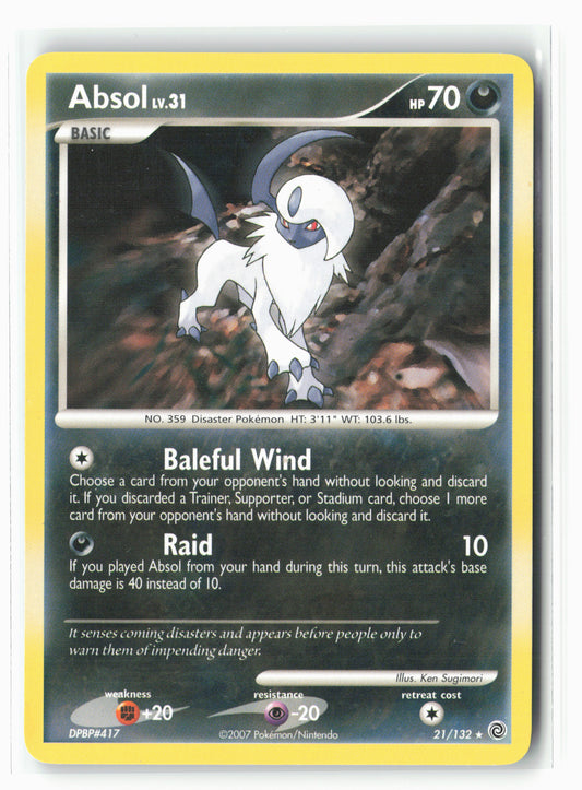 Secret Wonders #21/132 Absol Non-Holo NM