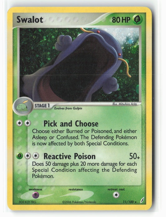 Crystal Guardians #11/100 Swalot Holo LP+/NM