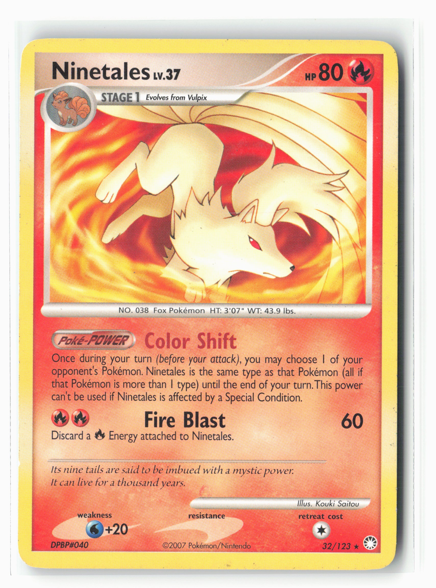 Mysterious Treasures #32/123 Ninetales Non-Holo NM