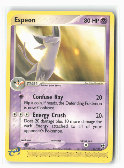 Sandstorm #16/100 Espeon Non-Holo NM