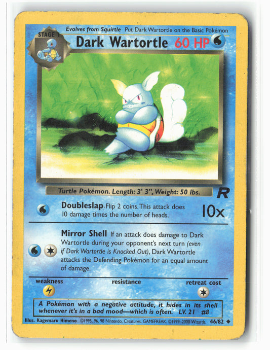 Team Rocket #46/82 Dark Wartortle Non-Holo LP