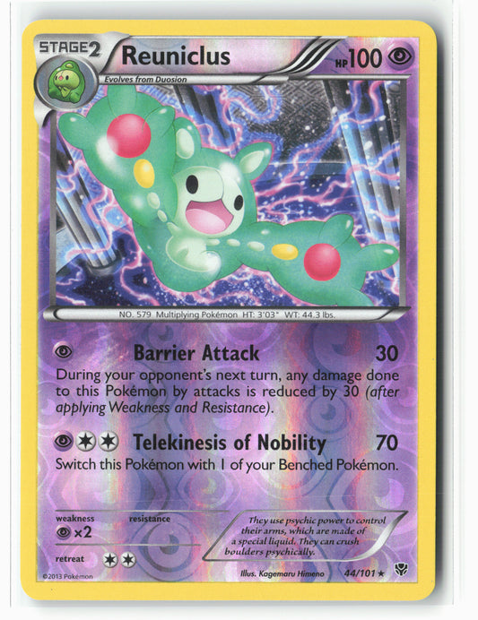 Plasma Blast #44/101 Reuniclus Reverse Holo LP